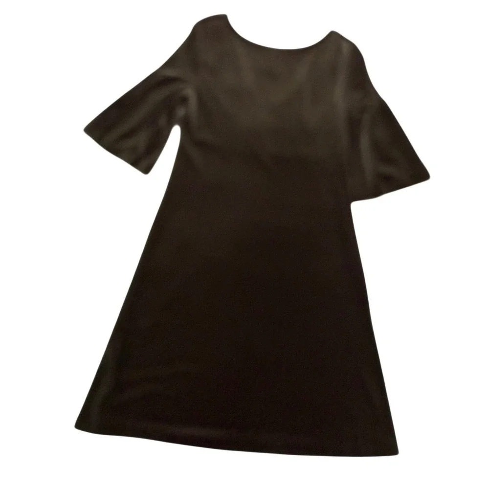 Old Navy Brown Velvet Empire Waist Dress Bell Sleeve Boho Size S‎